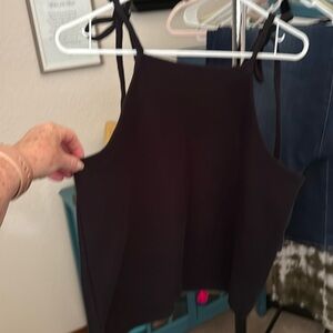 Madewell Black Sleeveless Top Size XL